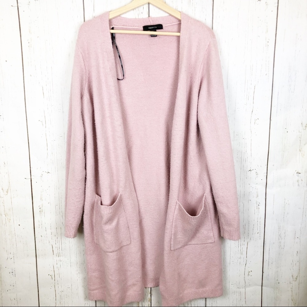 MOVING SALE Forever 21 Pink Duster Cardigan